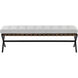 Kenji Black / Mina Light Grey Bench, Small